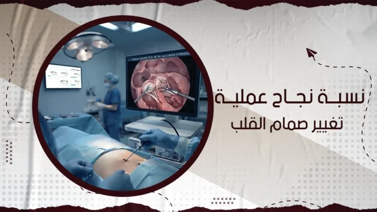 كم نسبة نجاح عملية تغيير صمام القلب؟
